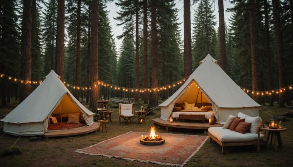 Comparer les différences entre glamping et camping traditionnel