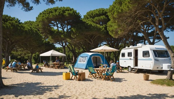 Découvrez le charme du camping les grenettes sur l'Île de ré